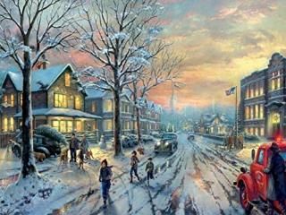 Ceaco Thomas Kinkade a Christmas Story Jigsaw Puzzle 300 Piece