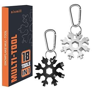 18 in 1 Snowflake Multitool 2 Pack Christmas Xmas Gifts for Men Dad and Women Ha