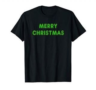 Retro 80's Vintage Style Green Ugly Merry Christmas Gift