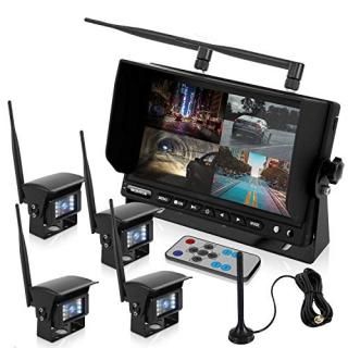 Pyle Wireless Backup Rearview Dash Camera - Waterproof Car Parking Rear View Rev