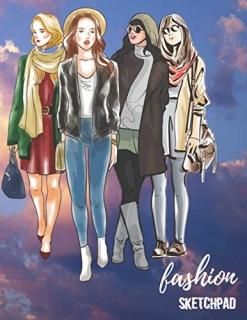 Fashion Designer Sketchbook 216 Large Female Figure Templates Croqui Sketches Mo