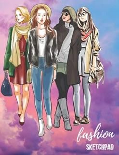 Fashion Designer Sketchbook 216 Large Female Figure Templates Croqui Sketches Mo