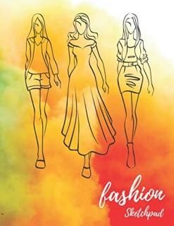 Fashion Designer Sketchbook 216 Large Female Figure Templates Croqui Sketches Mo