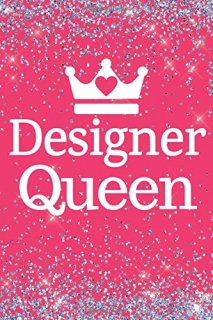 Designer Queen Designer Queen 6x9inch Notebook/Planner. Great gift for fashion c