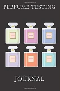 Perfume Testing Journal Perfect Scents Organizer Diary of Fragrances Smells Revi