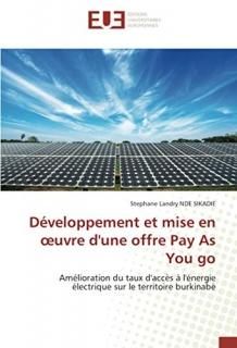 D?veloppement et mise en ?uvre d'une offre Pay As You go Am?lioration du taux d'