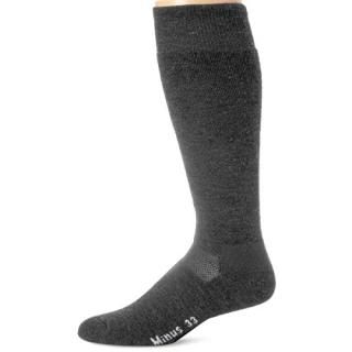 Minus33 Merino Wool Ski and Snowboard Sock Grey Heather Medium