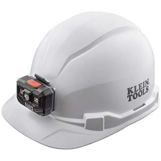Klein Tools 60107RL Hard Hat Rechargeable Headlamp Non-vented Cap Style Padded S