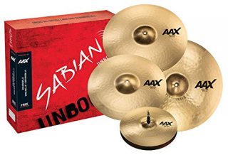 Sabian Cymbal Free 18 Thin Crash AAX Promotional Set Brilliant Finish 14 Hats 16