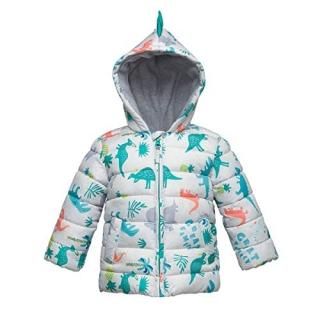 Rokka&Rolla Baby Boys' Water-Resistant Quilted Fleece Lined Puffer Jacket Coat f