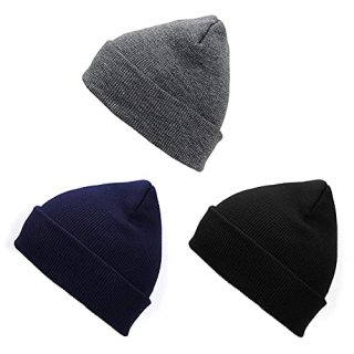 Durio Beanie for Men Soft Knit Beanie Hats for Men Women Unisex Winter Warm Bean