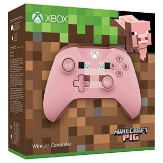 MICROSOFT Xbox ONE/PC Controller Wireless Minecraft Pig Pink Special Limited Edi