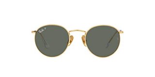 RB8247 Round Sunglasses Legend Gold/Green Polarized 47 mm