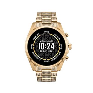 Michael Kors Gen 6 Bradshaw Stainless Steel?Smartwatch Gold Tone Pave-MKT5136V