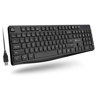 X9 Performance Wired Keyboard for Laptop - Simple Slim and Reliable - Full Size 