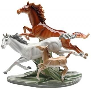 Cosmos Gifts 20849 Galloping Horses Ceramic Figurine 11-7/8-Inch by Cosmos Gifts