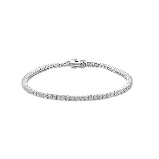 3 Carat Lab Grown Diamond Tennis Bracelet for Women in 925 Sterling Silver 7.25 