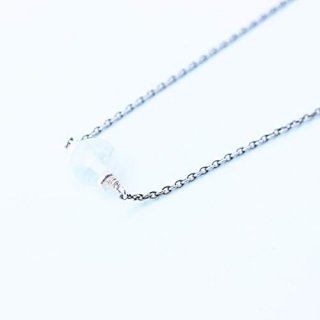 Full moon choker necklaceAAA++ Moonstone pendant with sterling silver chain