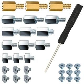 PCIe NVMe M.2 SSD Mounting Screws Kit for Asus Gigabyte ASRock Msi Motherboards 