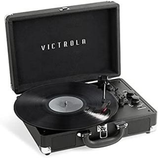 ĥ쥳ɥץ졼䡼 ֥å Victrola Journey+ Bluetooth VSC-400SB-BLK-SDF ƥꥢ