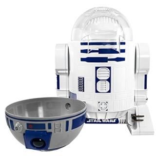Uncanny Brands Star Wars R2D2 Popcorn Maker- Fully Operational Droid Kitchen App
