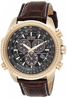 Citizen Eco-Drive Brycen Chronograph Men's Watch Stainless Steel with Leather st