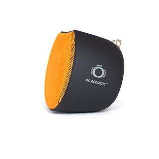 OC Acoustic Newport Plug-in Bluetooth Speaker Orange/Black Color Designed in Ora
