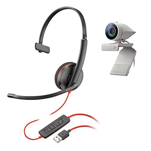 Poly - Studio P5 Webcam with Blackwire 3210 Headset Kit