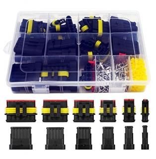 Twippo 372Pcs Waterproof Automotive Electrical Connectors Quick Connect Wire Con