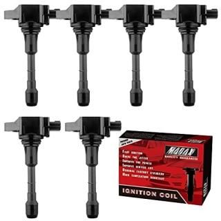 MACAX Set of 6 Ignition Coils Pack Compatible with 2007-2017 Nissan Infiniti Max