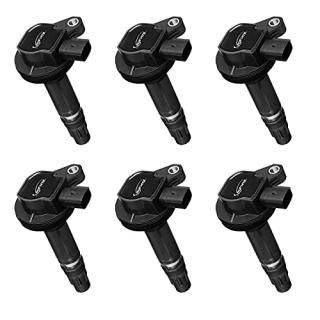 BDFHYK Ignition Coil Pack Set of 6 Compatible with Ford F150 Edge Explorer Flex 
