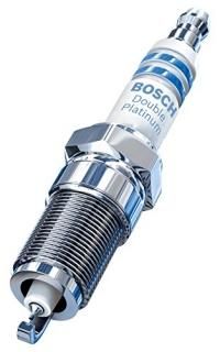 Bosch 8119 Double Platinum Spark Plug Up to 3X Longer Life Pack of 4