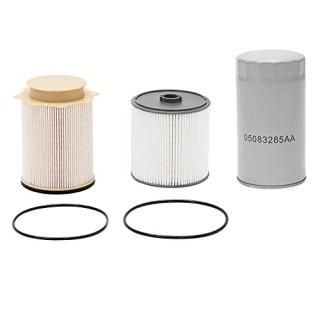6.7L Cummins Fuel Filter Water Separator and Oil Filter Set Replacement for 201