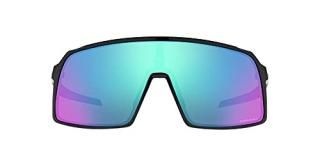 Oakley Men's OO9406 Sutro Rectangular Sunglasses Polished Black/Prizm Sapphire 3