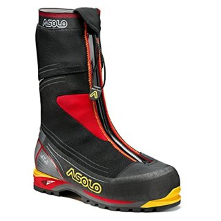 Asolo Mont Blanc GV Mountaineering Boot - Men's - Black/Red - 9.5