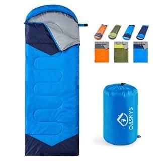 oaskys Camping Sleeping Bag - 3 Season Warm & Cool Weather - Summer Spring Fall 