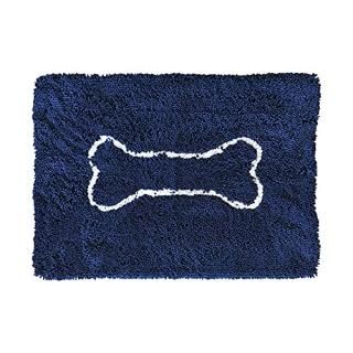 Soggy Doggy - Soggy Doggy Doormat with Bone Design Microfiber Chenille Outdoor R