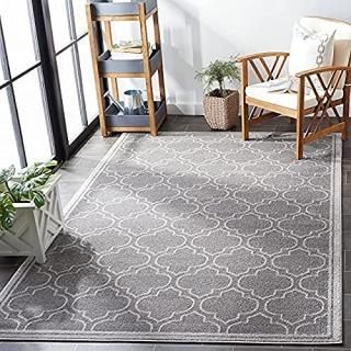 SAFAVIEH Amherst Collection AMT412C Moroccan Geometric Non-Shedding Living Room 