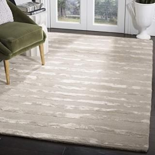 Safavieh Soho Collection SOH519A Handmade Premium Wool Area Rug 6' x 9' Grey