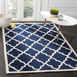 Safavieh Cambridge Collection CAM312M Handmade Moroccan Trellis Premium Wool Are
