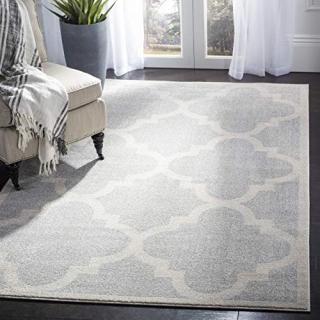 SAFAVIEH Amherst Collection AMT423B Moroccan Trellis Non-Shedding Living Room Be