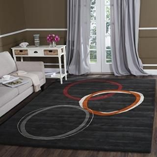 Safavieh Soho Collection SOH306A Handmade Modern Abstract Premium Wool Area Rug 