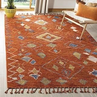 Safavieh Kenya Collection KNY545A Hand-Knotted Moroccan Boho Tassel Wool Area Ru