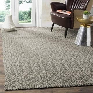 Safavieh Natural Fiber Collection NF473A Premium Sisal Area Rug 8' x 10' Grey