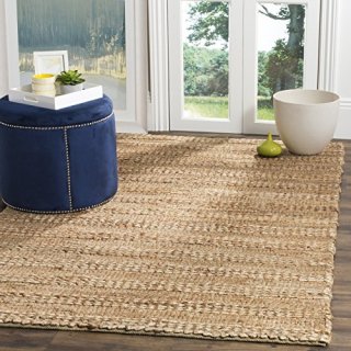 Safavieh Natural Fiber Collection NF212A Handmade Braided Woven Jute Area Rug 10