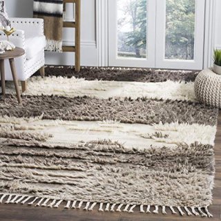 Safavieh Kenya Collection KNY226A Hand-Knotted Tribal Tassel Wool Area Rug 10' x