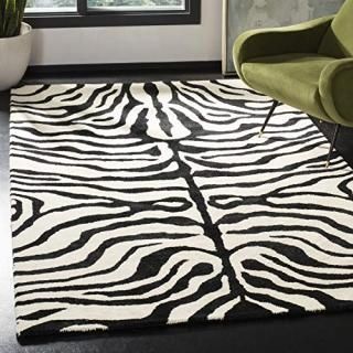Safavieh Soho Collection SOH435A Handmade Premium Wool Area Rug 9'6 x 13'6 Black