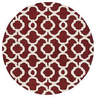 Kaleen Rugs Revolution Collection REV03-25 Red Hand Tufted 11'9 ROUND Rug