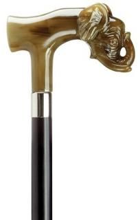 Harvy Elephant Head Derby Black Maple Cane -Affordable Gift! Item #HAR-9140331 b