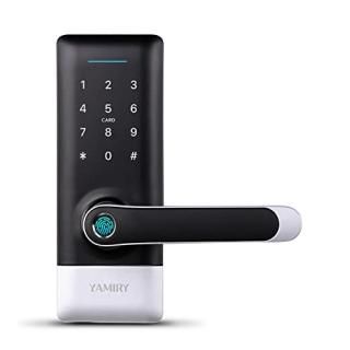 Keyless Entry Door Lock Yamiry Smart Lock for Front Door Fingerprint Door Lock K